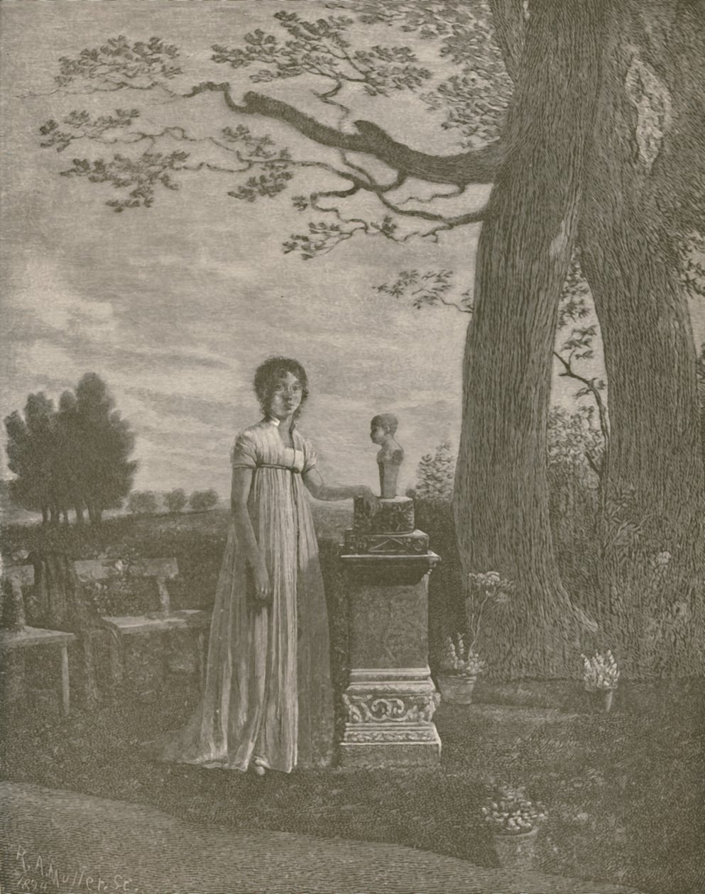 Marie-Julie Clary, hustru till Joseph Bonaparte, drottning av Spanien, c1806-1808, 1896 av Unbekannt