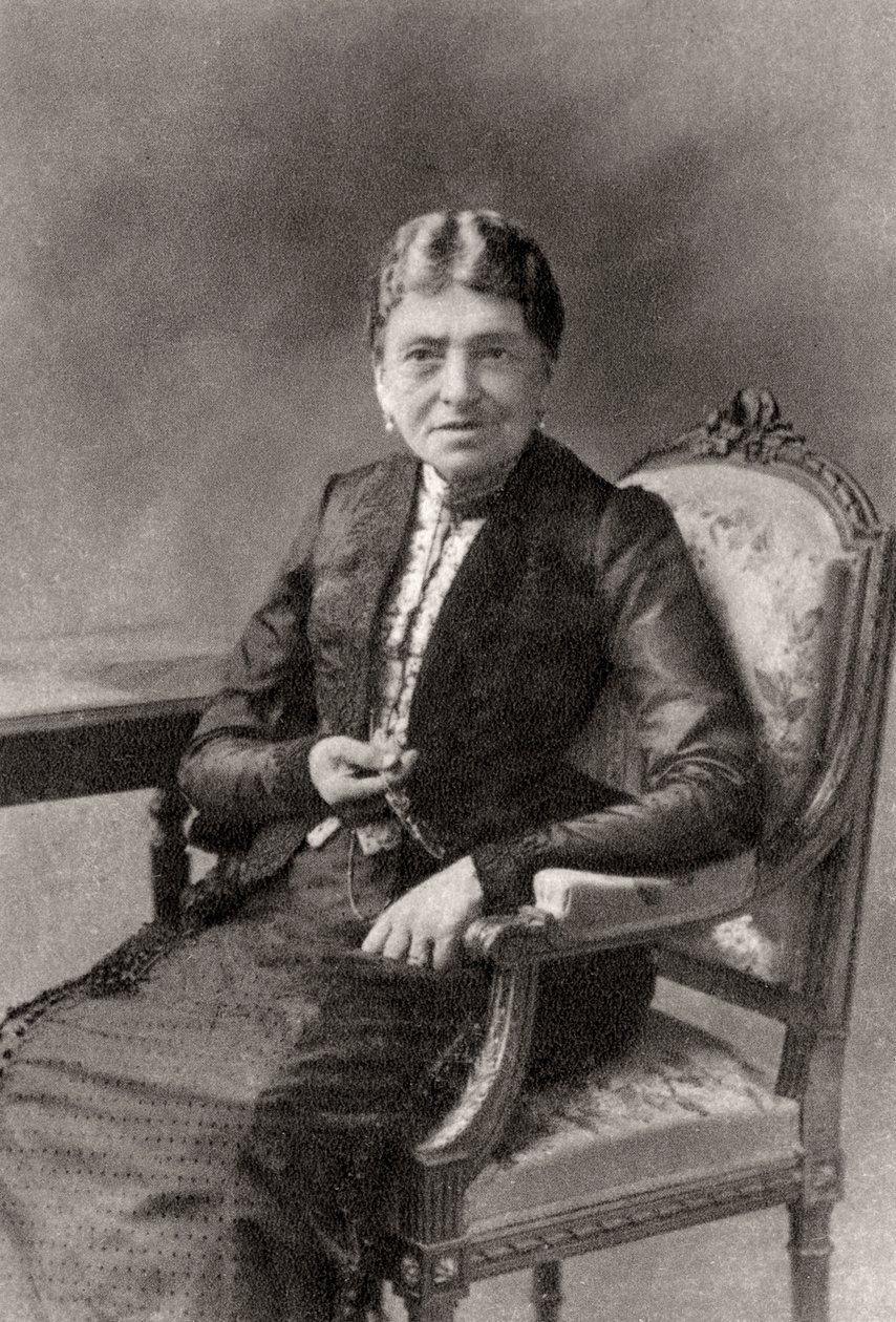 Marie-Louise Jay Cognacq, fransk återförsäljare, 1912 av Unbekannt