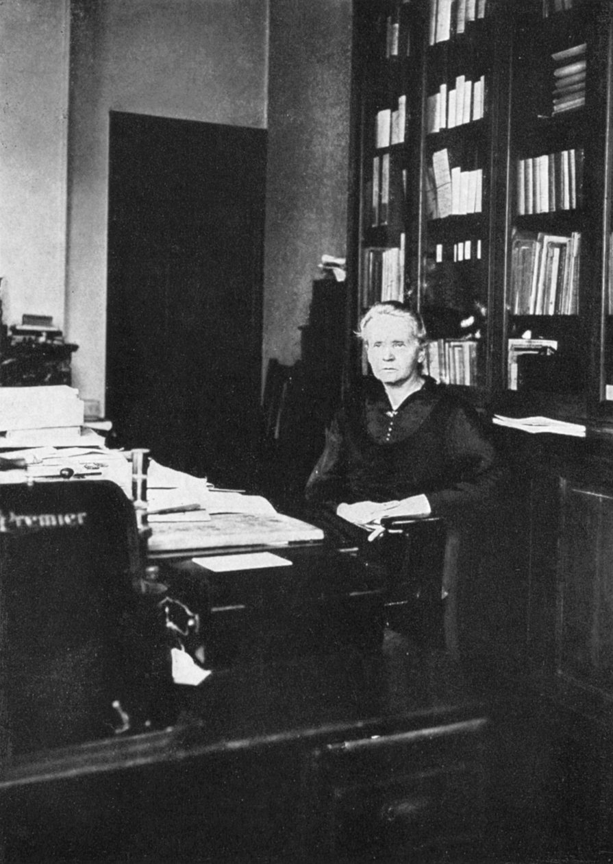 Marie Curie, polskfödd fransk fysiker, 1925 av Unbekannt