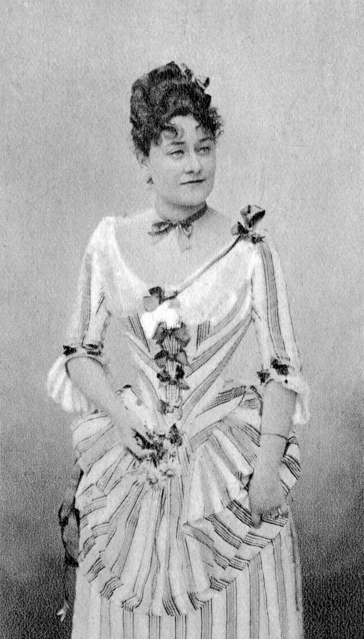 Marie Grisier Montbazon, fransk mezzosopran och skådespelerska, 1877 av Unbekannt