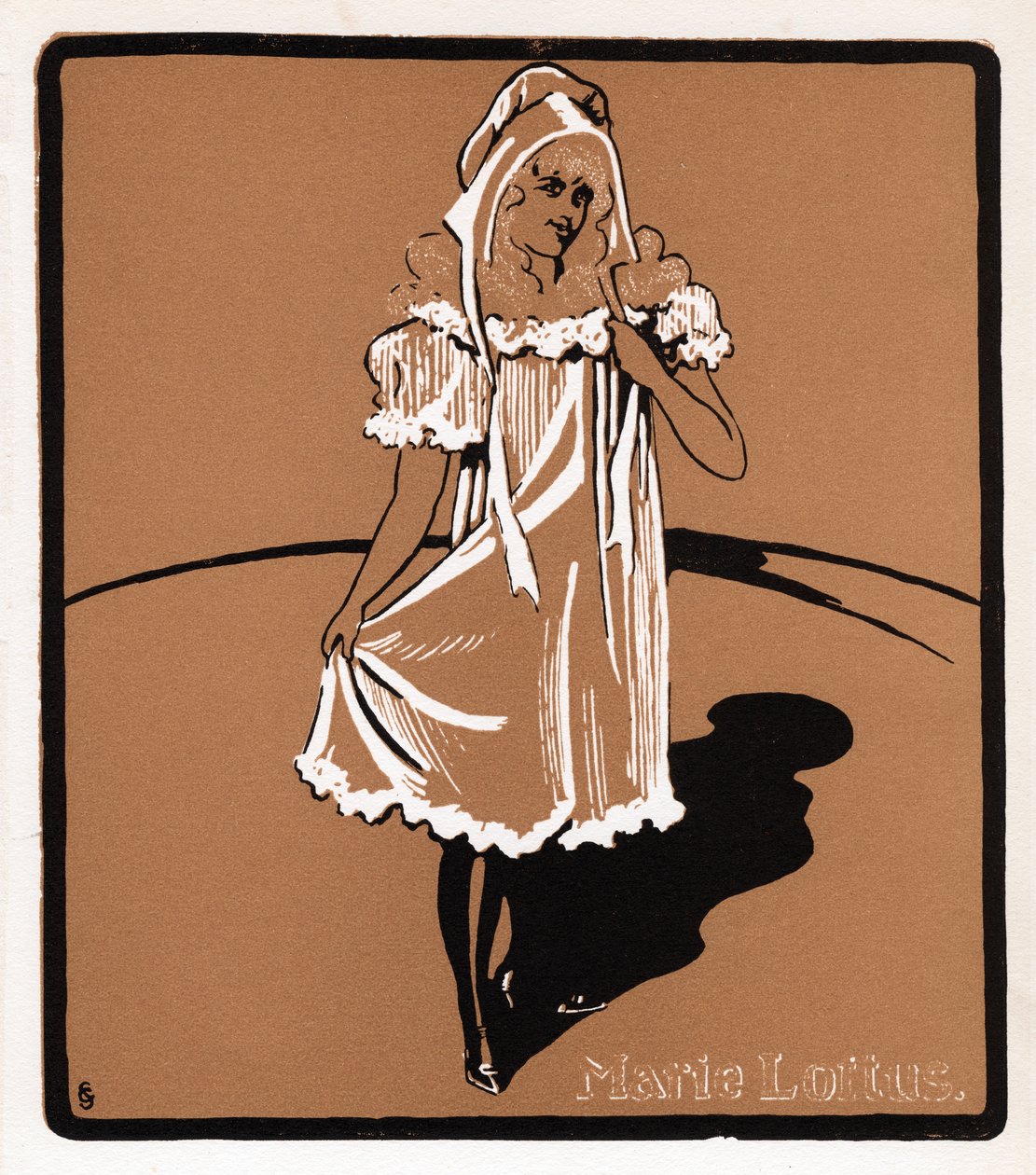 Marie Loftus 1857-1940, skotsk musikhallsstjärna, sent 1800-tal av Unbekannt
