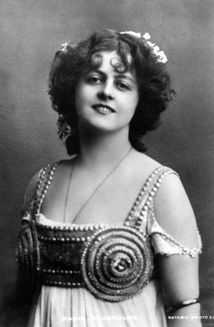 Marie Studholme 1875-1930, engelsk skådespelerska, 1900-tal av Unbekannt