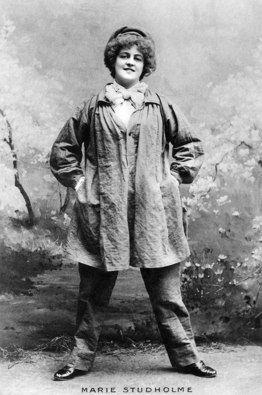 Marie Studholme 1875-1930, engelsk skådespelerska, 1900-tal av Unbekannt