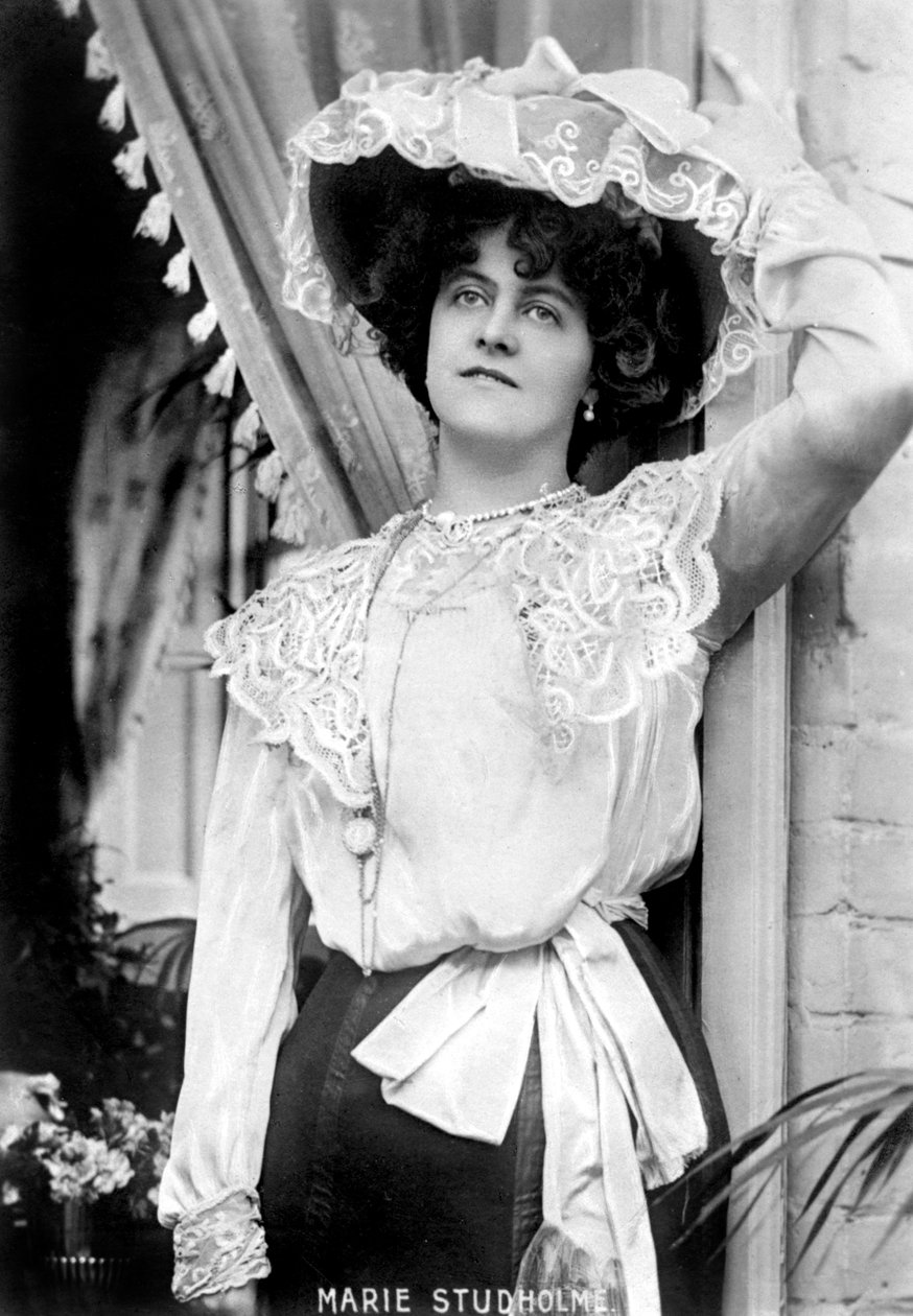 Marie Studholme 1875-1930, engelsk skådespelerska, 1900-tal av Unbekannt