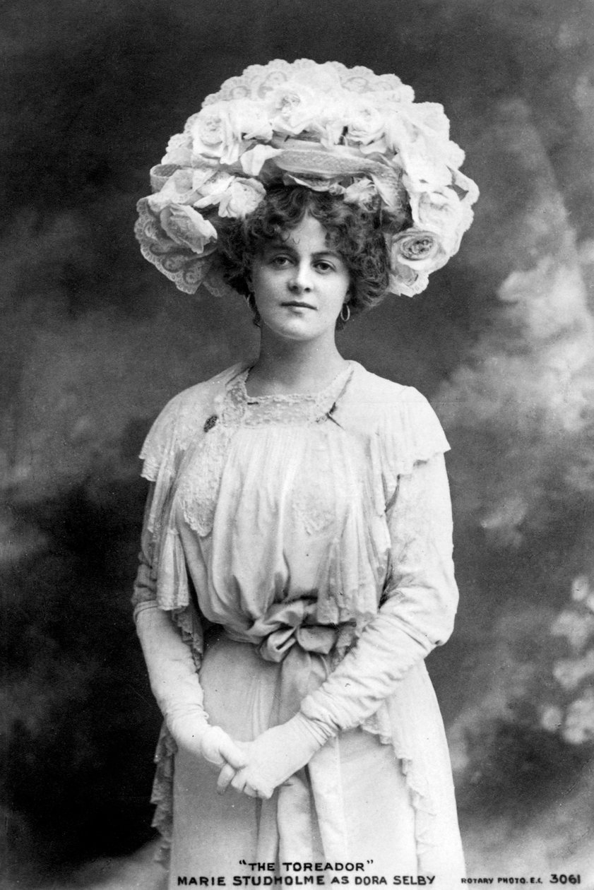 Marie Studholme 1875-1930, engelsk skådespelerska, 1900-tal av Unbekannt