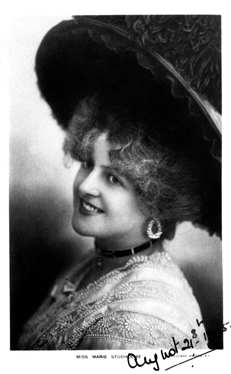 Marie Studholme 1875-1930, engelsk skådespelerska, 1905 av Unbekannt