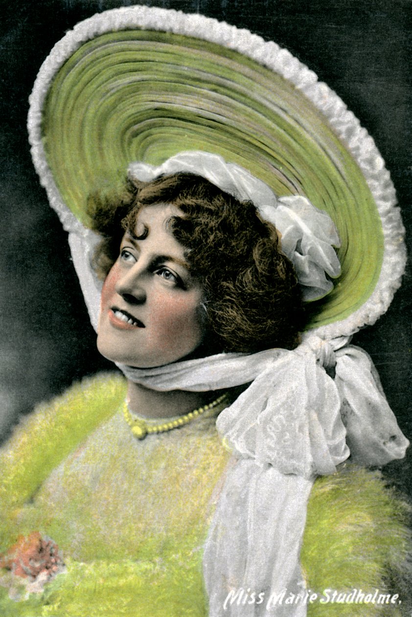 Marie Studholme 1875-1930, engelsk skådespelerska, 1906 av Unbekannt