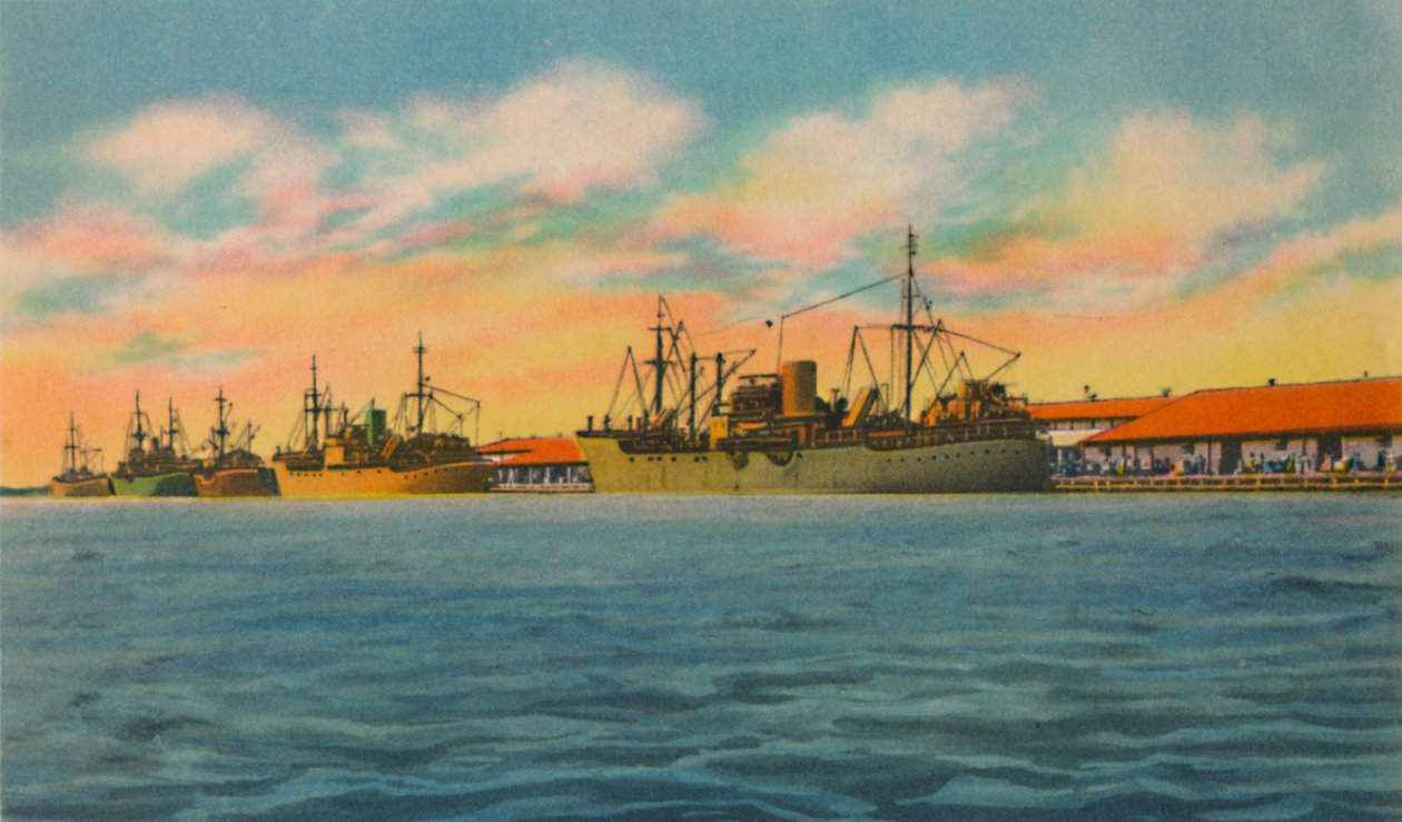 Marine Terminal, Barranquilla, c1940-talet av Unbekannt