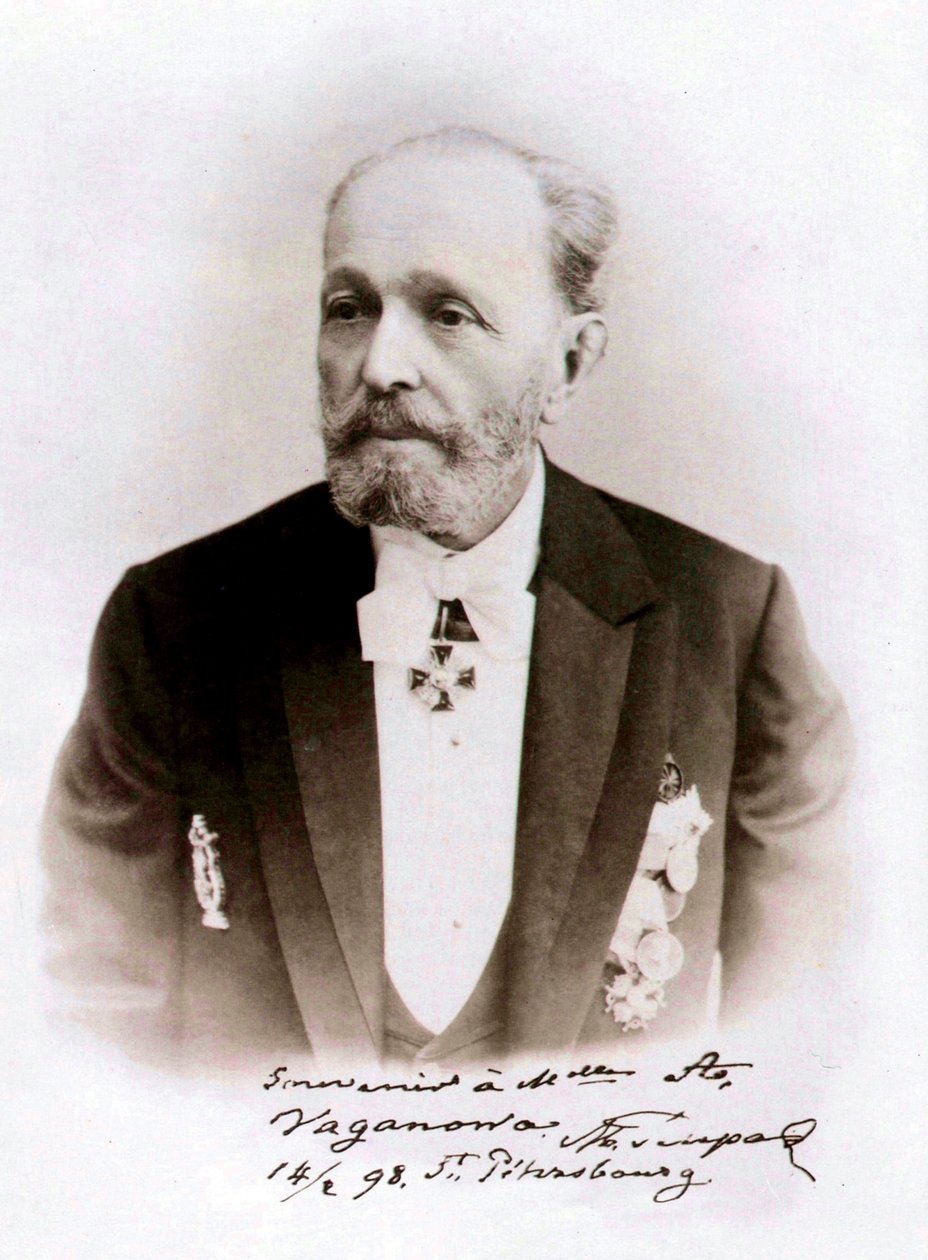 Marius Petipa, rysk balettdansös och koreograf, 1898 av Unbekannt