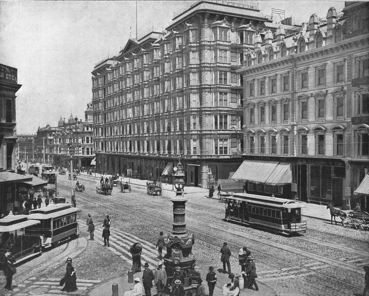 Market Street, San Francisco, Kalifornien, USA, c1900. av Unbekannt