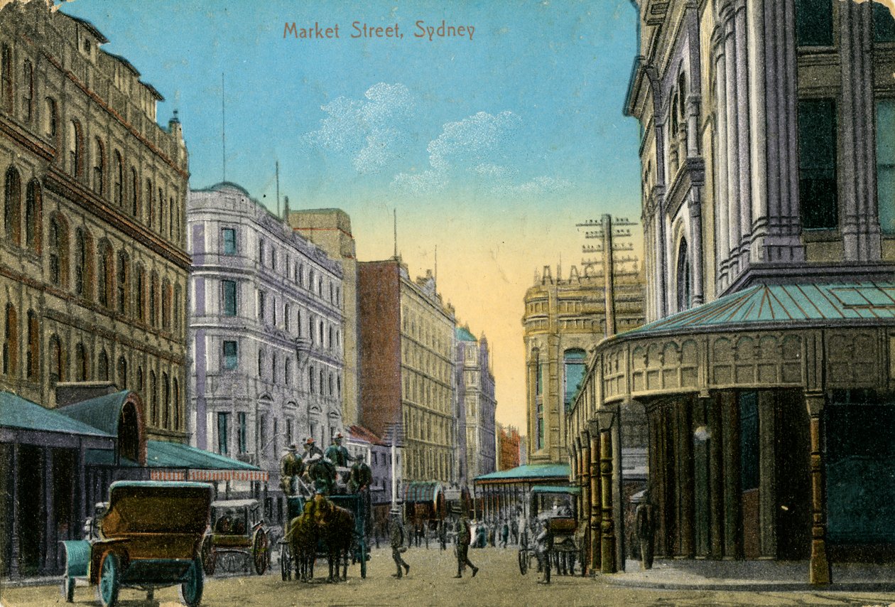 Market Street, Sydney, New South Wales, Australien, c1900-c1919 av Unbekannt