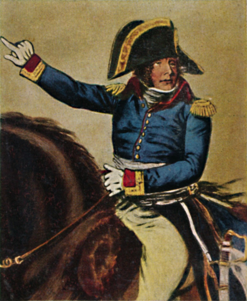 Marskalk Ney 1769-1815. - Målning av Isabey, 1934. av Unbekannt