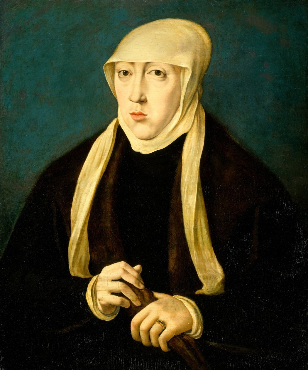 Maria 1505-1558, drottning av Ungern. av Unbekannt