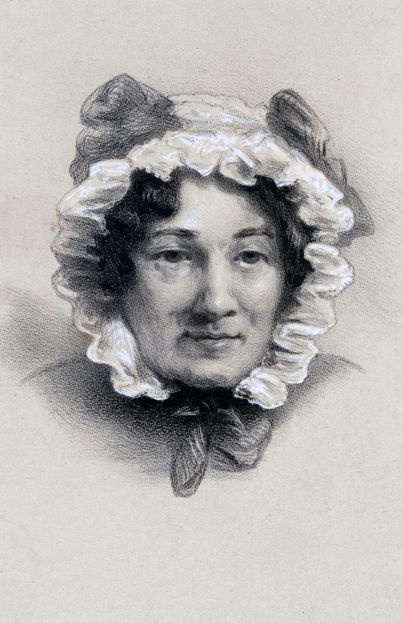Mary Ann Lamb 1764-1847, engelsk författare, 1800-talet av Unbekannt