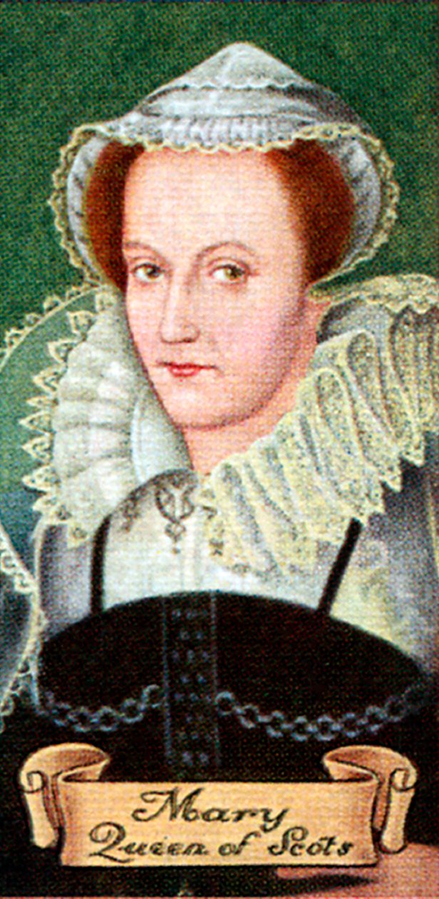 Mary, Queen of Scots, hämtad från en serie cigarettkort, 1935 av Unbekannt