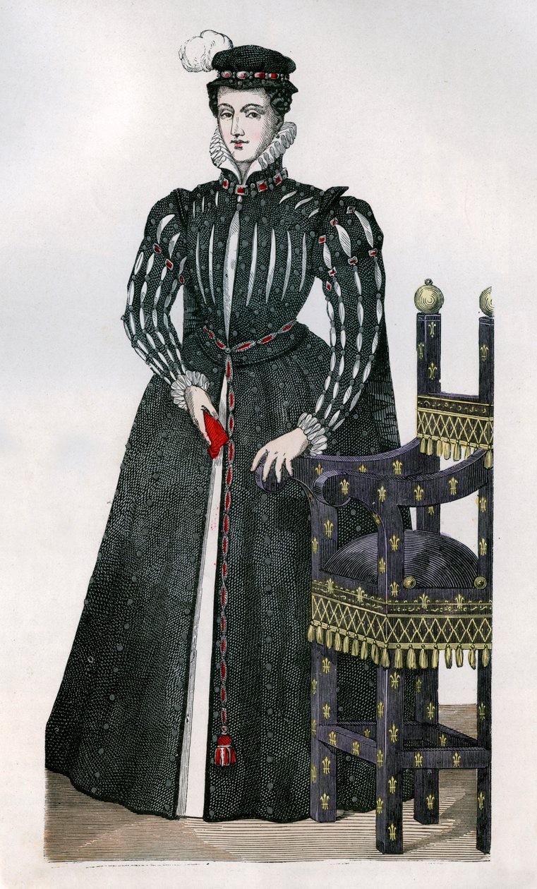Mary Stuart, drottning gemål av Francis II av Frankrike, c1560 1882-1884 av Unbekannt