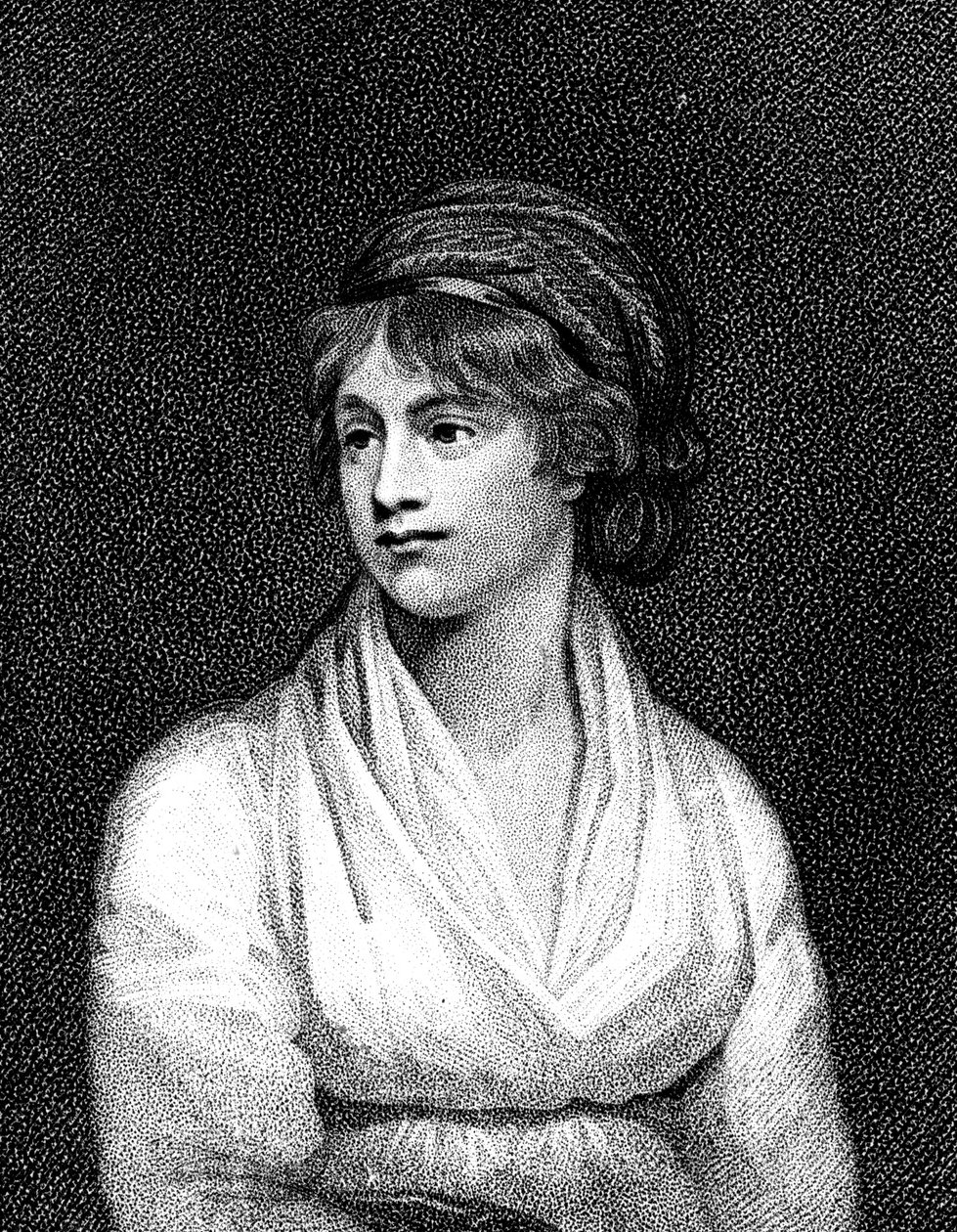 Mary Wollstonecraft, engelsklärare, författare och feminist från 1700-talet av Unbekannt