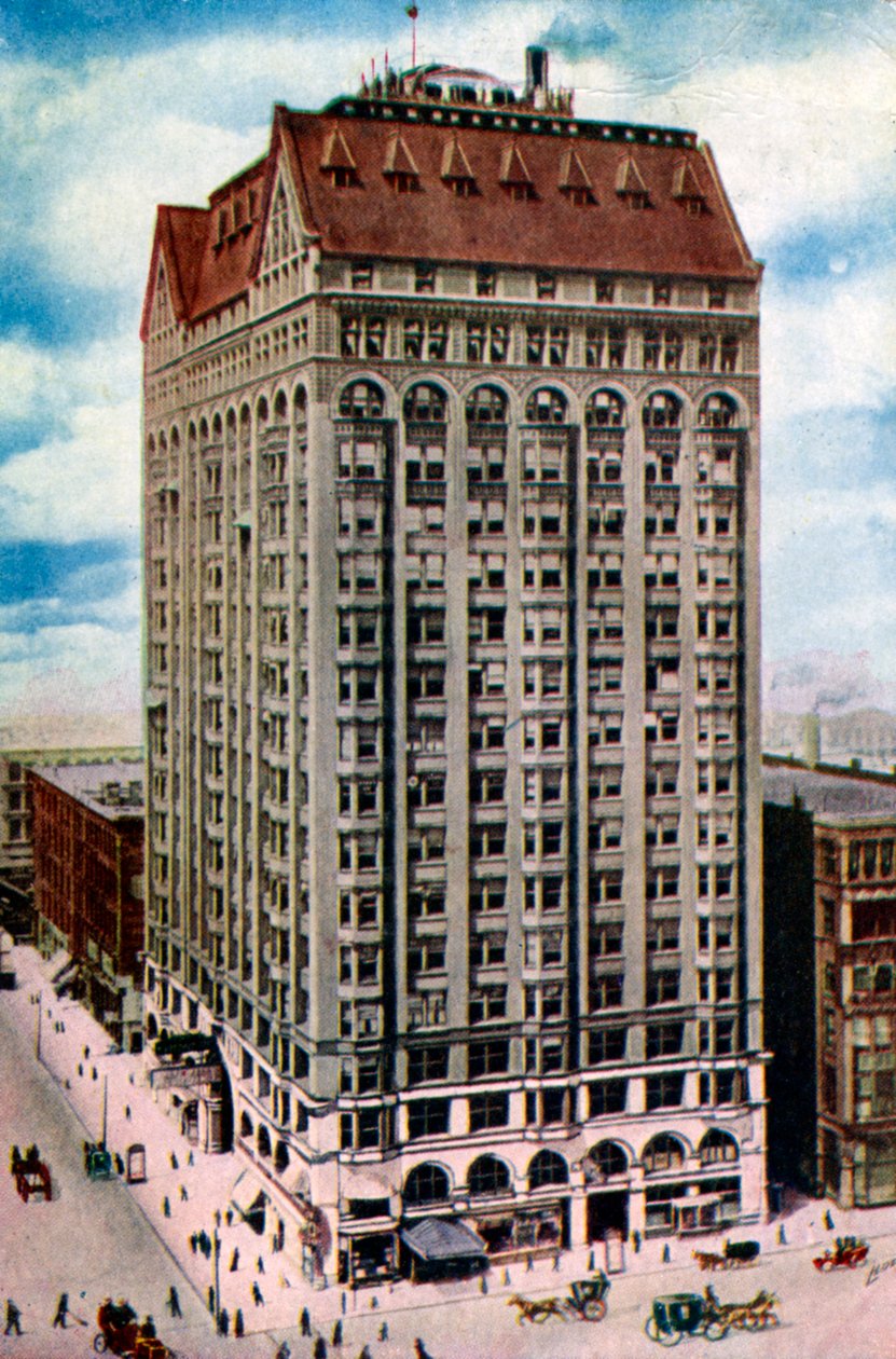 Frimurartemplet, Chicago, 1907 av Unbekannt