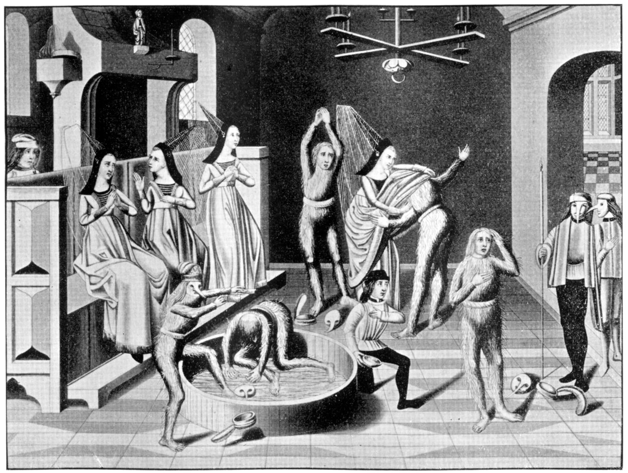 Masque av Karl VI av Frankrike, c1480, 1910 av Unbekannt