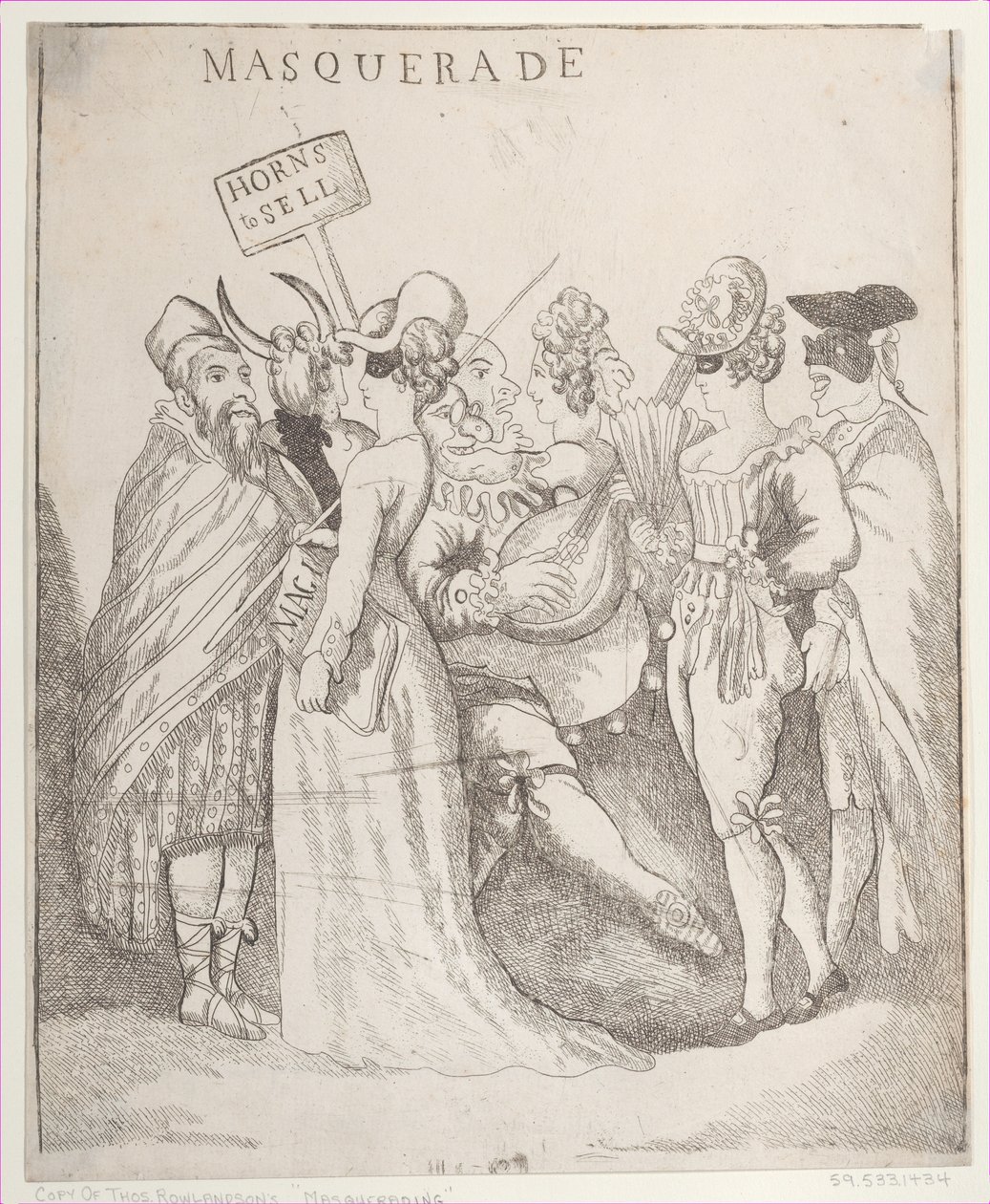 Masquerade, [30 augusti 1811], kopia efter., [30 augusti 1811], kopia efter. av Unbekannt