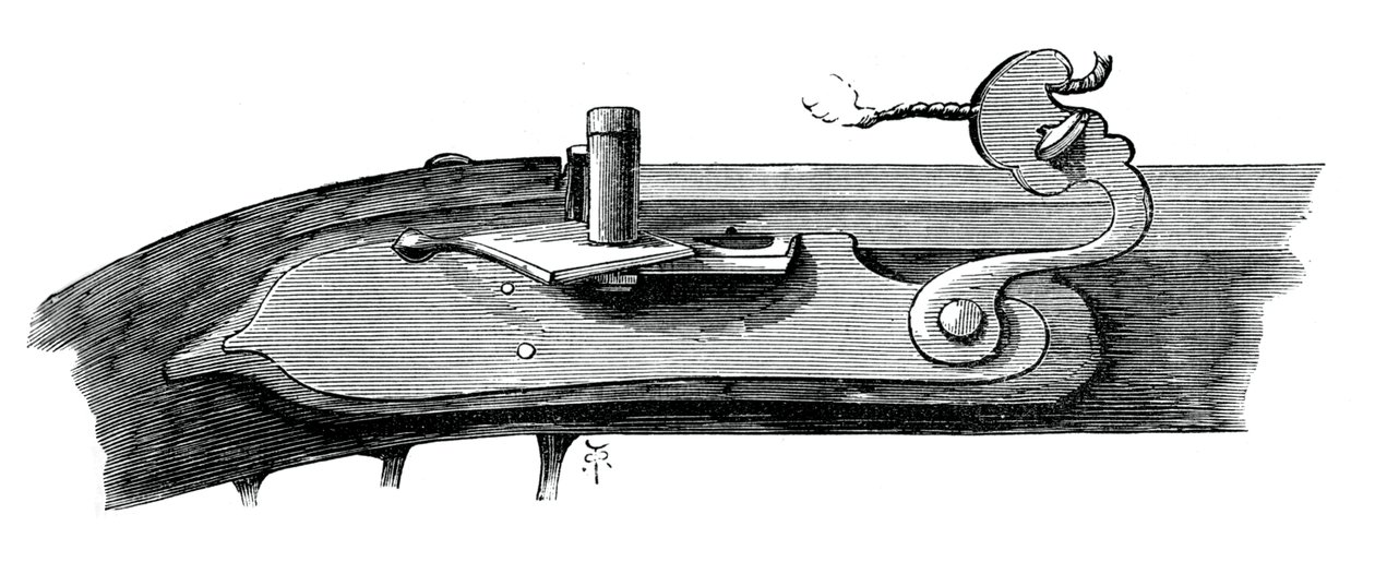 Matchlock, sent 1600-tal, från Tower of London, c1880 av Unbekannt
