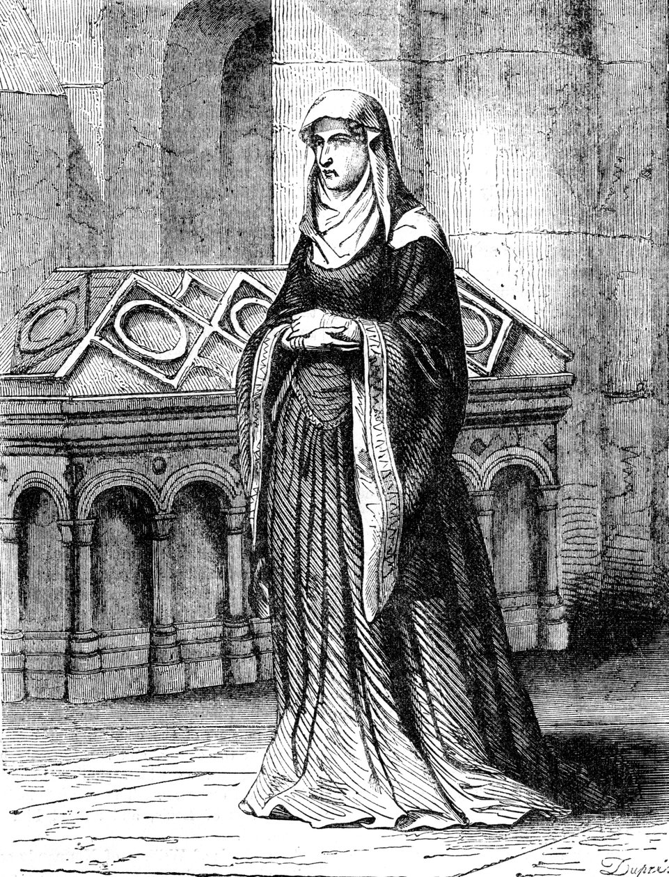 Matilda av Skottland 1080-1118, drottning av Henrik I av Unbekannt
