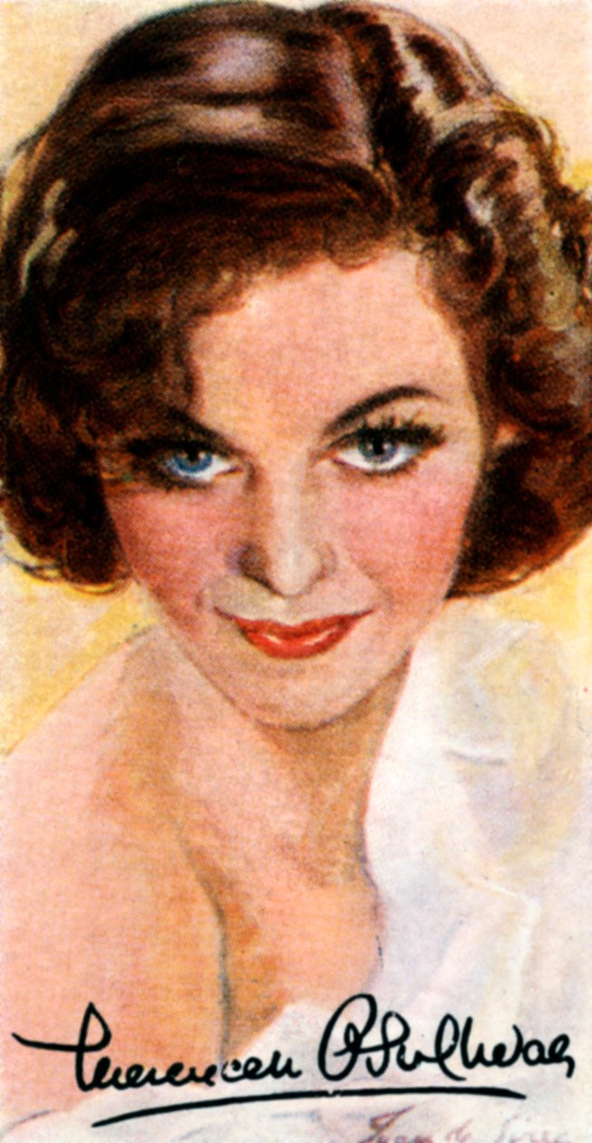 Maureen OSullivan, 1911-1998, irländsk skådespelerska, 1900-talet av Unbekannt