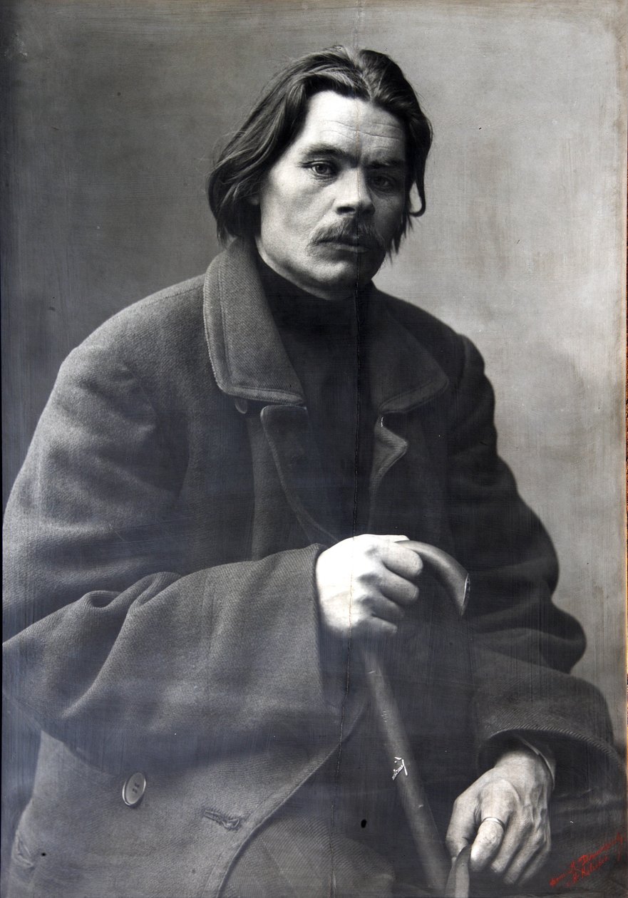 Maxim Gorkij, rysk författare, c1901-c1902 av Unbekannt
