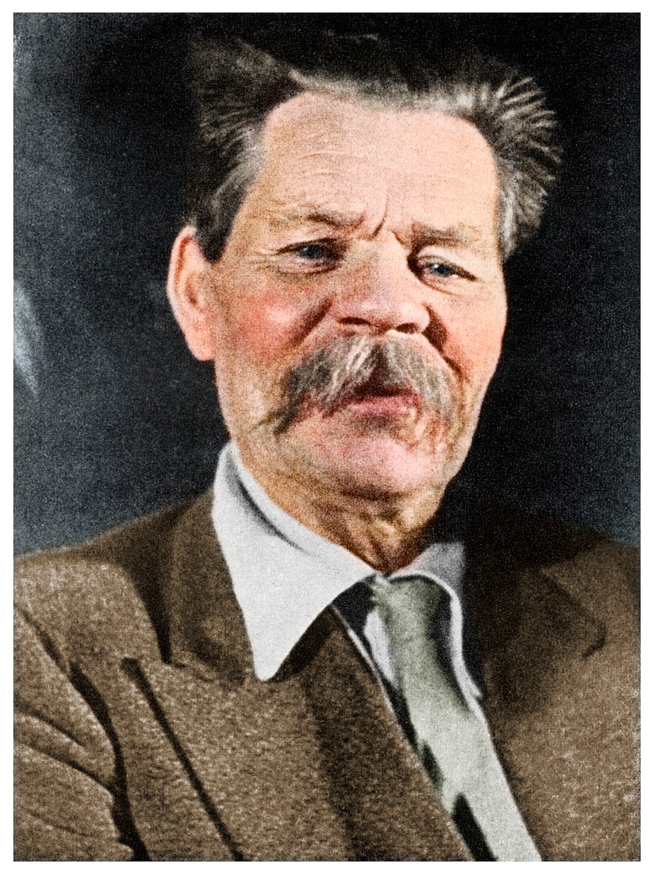 Maxim Gorkij, rysk författare, c1930 1956 av Unbekannt