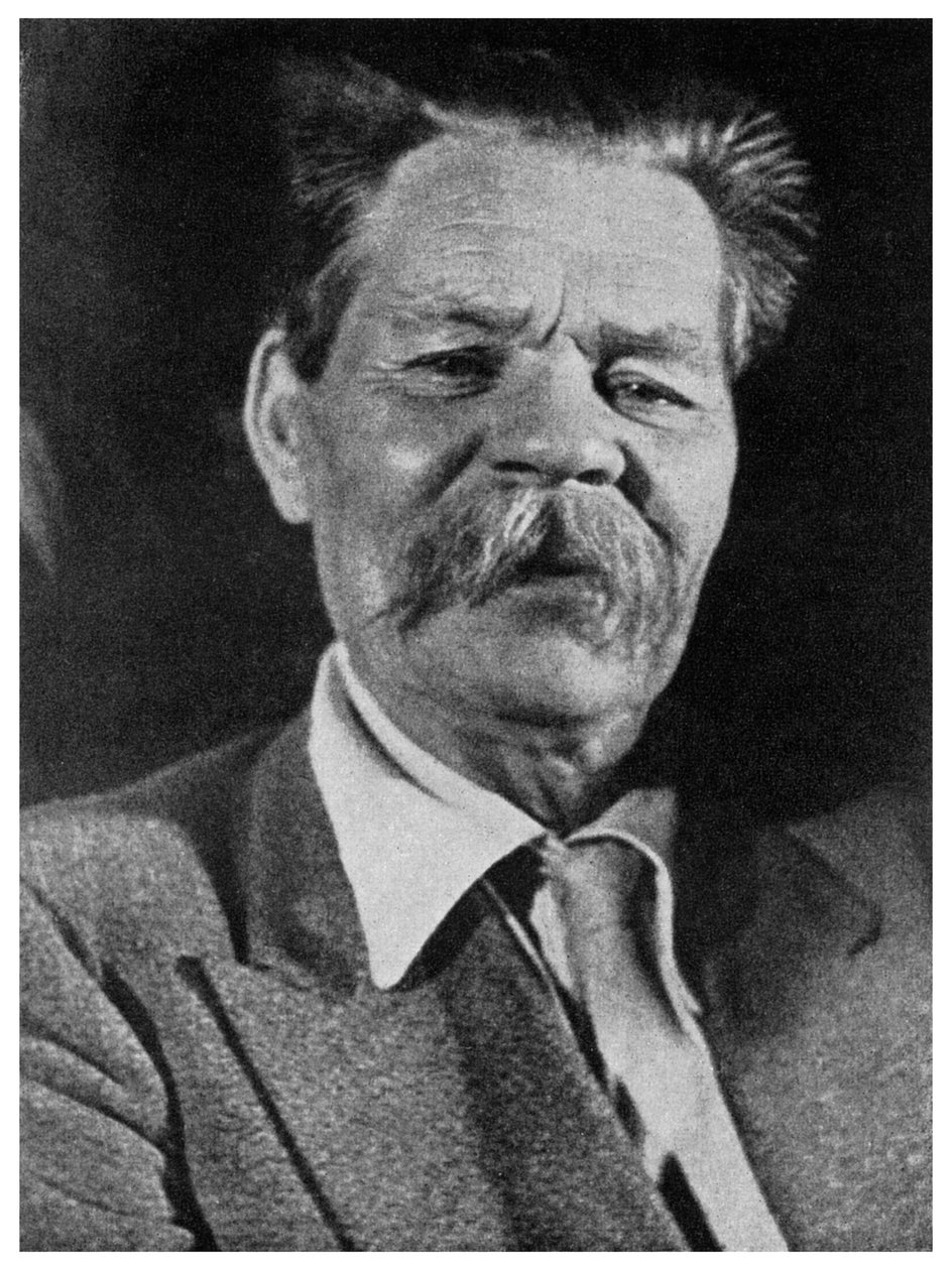 Maxim Gorkij, rysk författare, c1930 1956 av Unbekannt