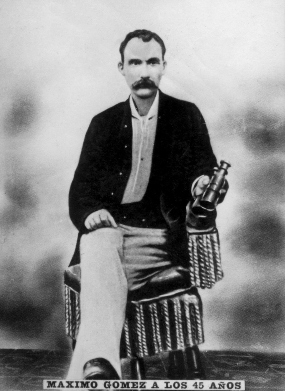Maximo Gomez 1836-1905, 45 år gammal, 1881 c1910 av Unbekannt