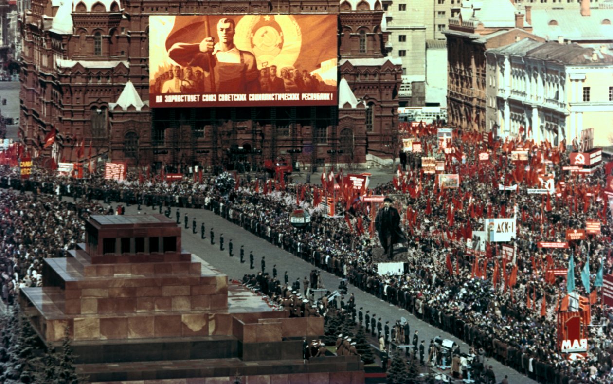 Första maj-paraden, Röda torget, Moskva, 1972 av Unbekannt