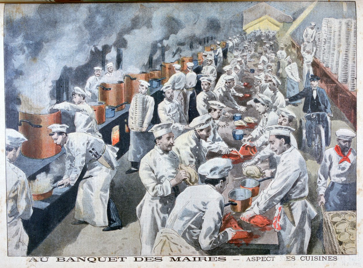 Majors Bankett, Paris, 1900 av Unbekannt