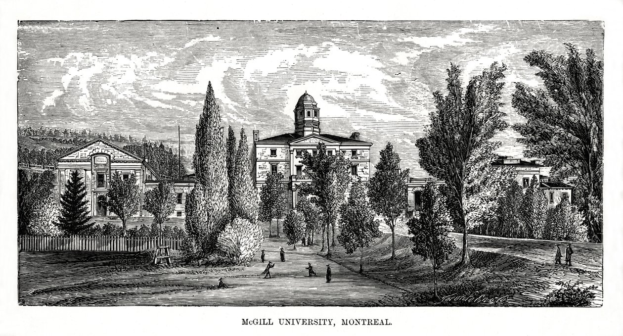 McGill University, Montreal, Kanada, 1800-talet av Unbekannt