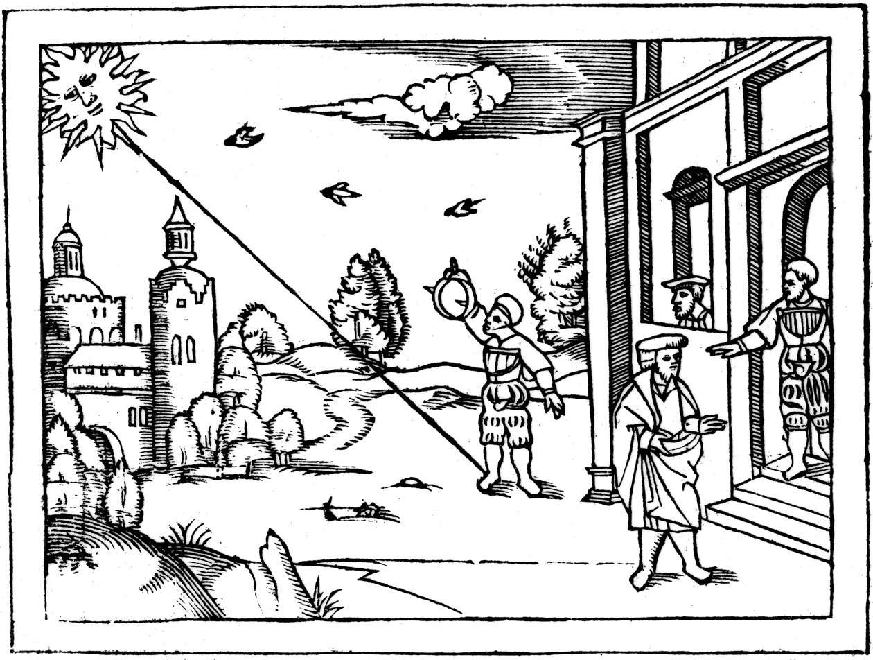 Mätning av solens höjd, 1539 av Unbekannt