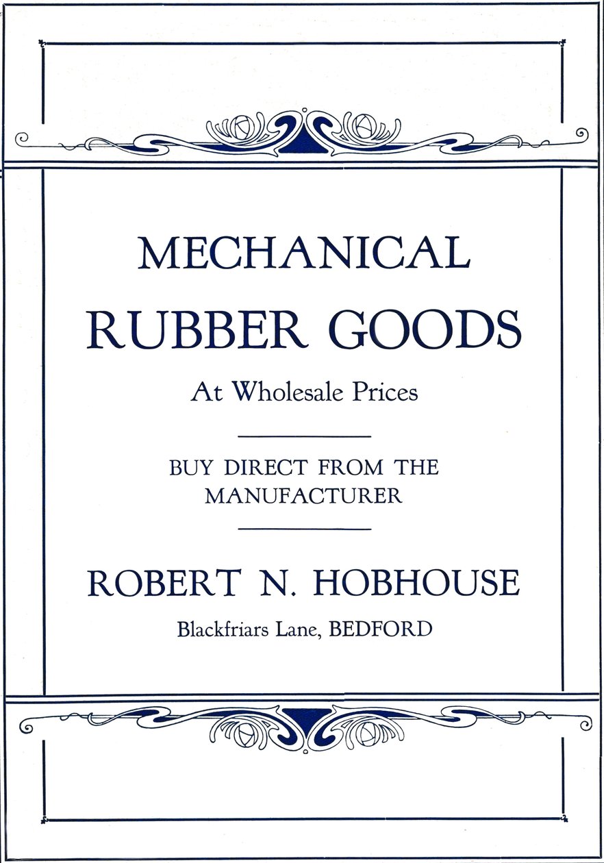 Mechanical Rubber Goods - Robert N. Hobhouse-annons, 1916 av Unbekannt