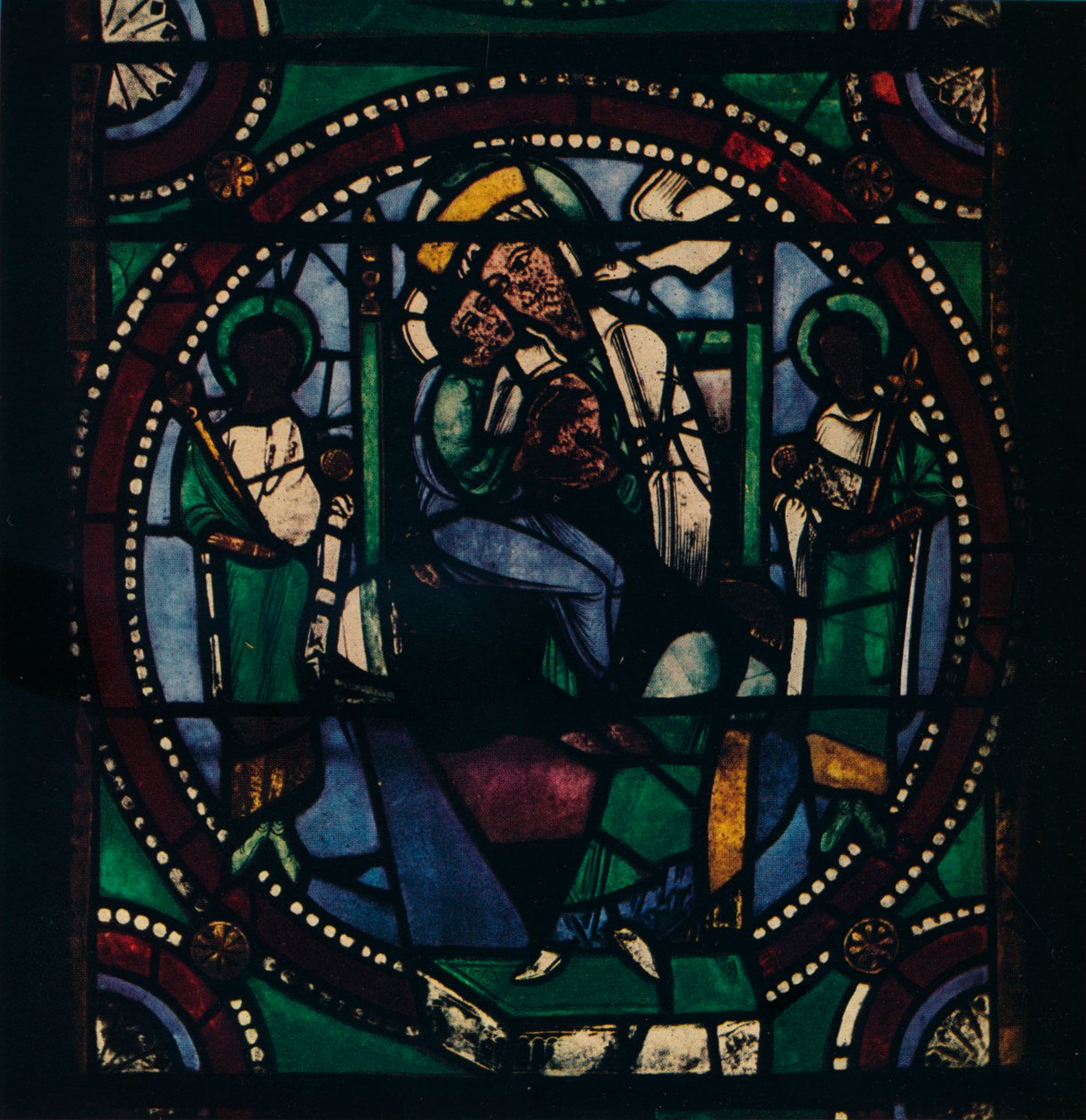 Medaljong från kyrkan St. Mary and All Saints, 1925 av Unbekannt