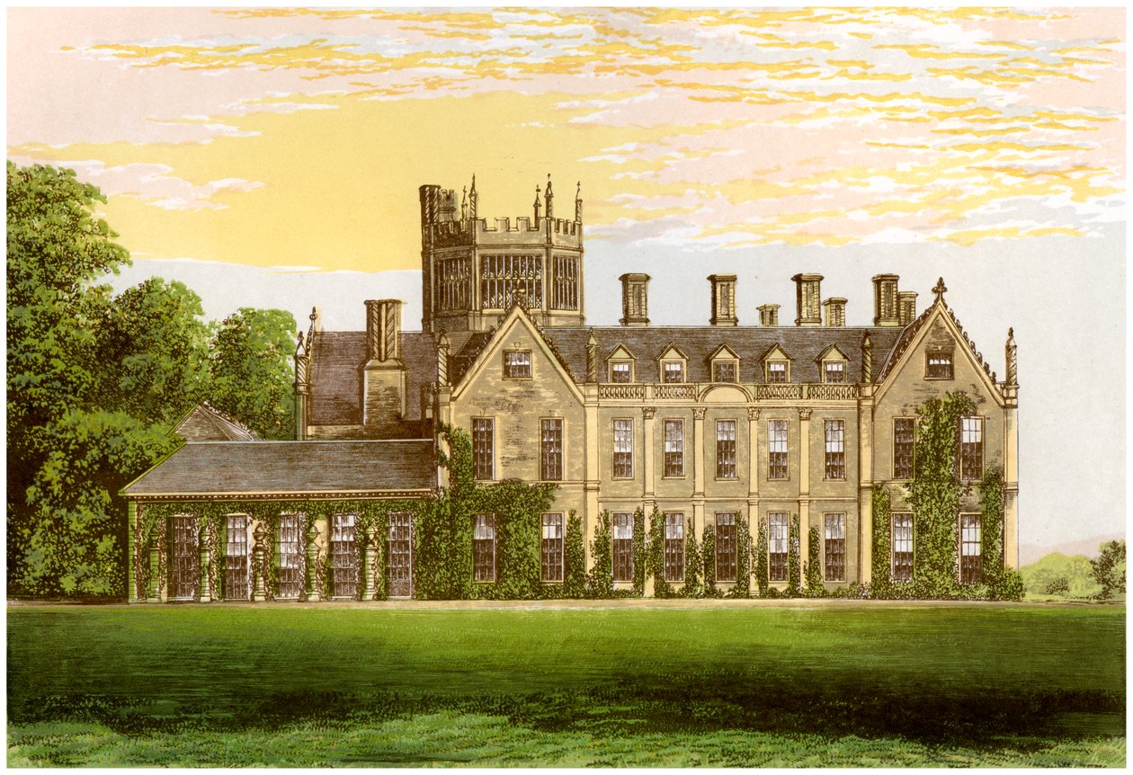 Melbury House, Dorset, hem för Earl of Ilchester, c1880 av Unbekannt