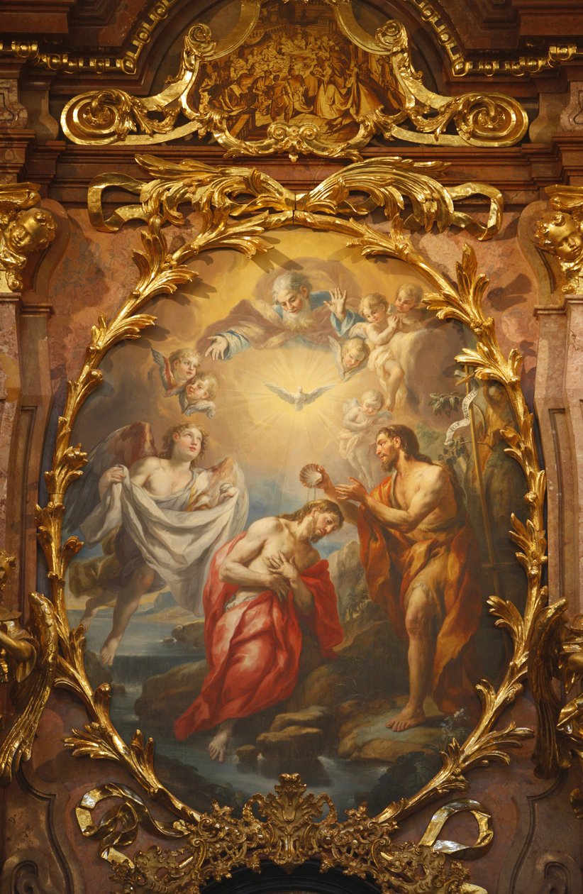 Melk Abbey Jesu dop, Melk, Österrike av Unbekannt
