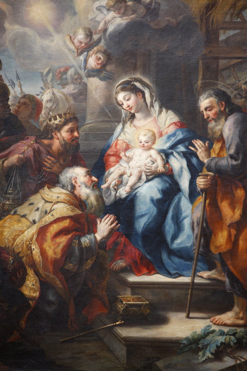 Melk AbbeyThe adoration of the Magi av J.M Rottmayr av Unbekannt