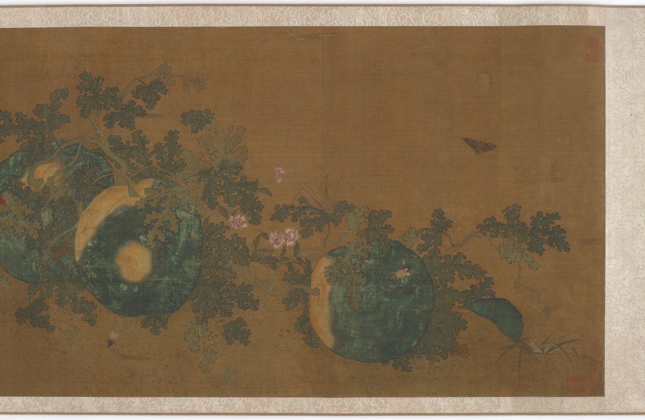 Melonrankor, blommor och insekter, 1368-1644. av Unbekannt