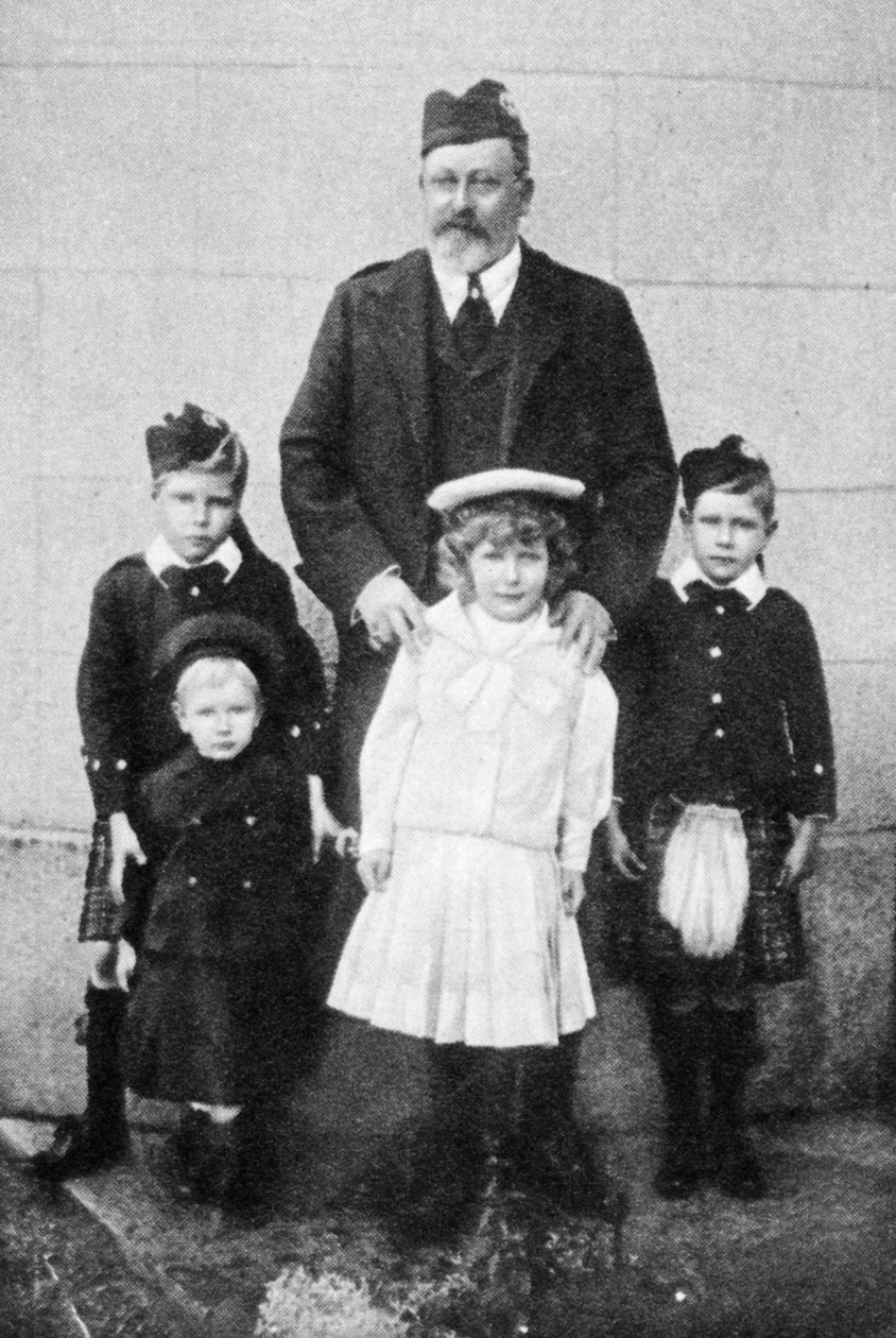 Medlemmar av kungafamiljen, Balmoral, Skottland, 1902 av Unbekannt