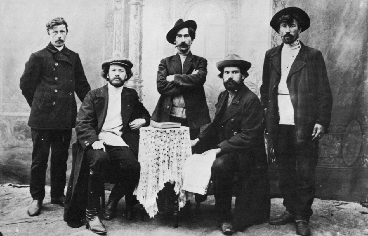 Medlemmar av organisationen Narodnaya Volya Peoples Will, Ryssland, c1870-c1880s av Unbekannt