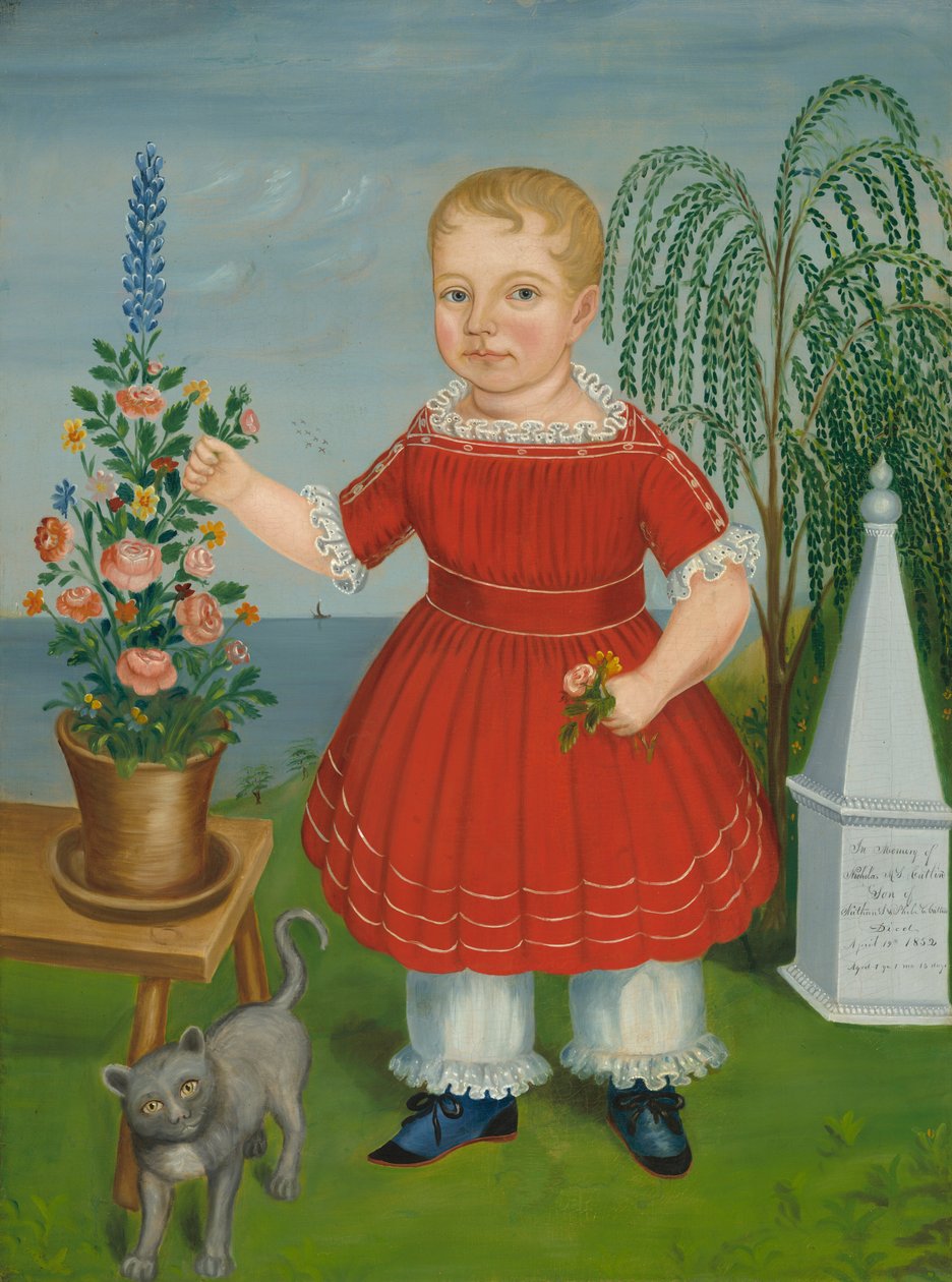 Minnesmärke över Nicholas M. S. Catlin, ca. 1852. av Unbekannt