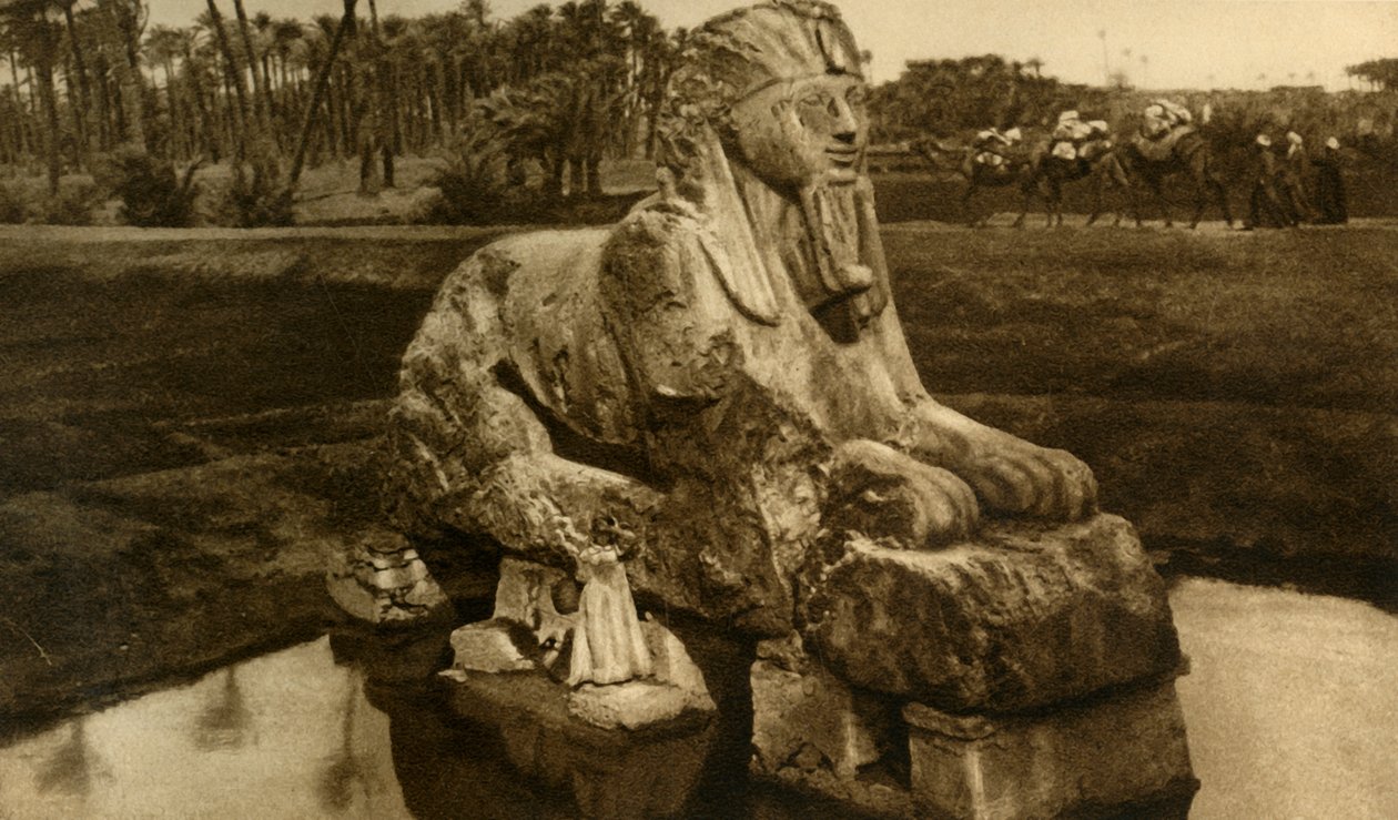 Memphis - Alabastersfinxen, c1918-c1939. av Unbekannt