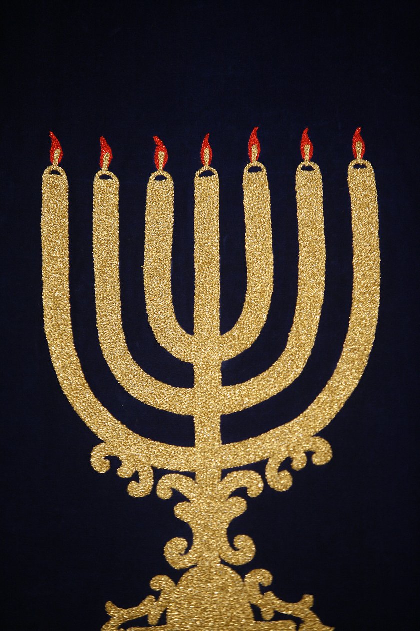 Menorah (Menorah) i Stadttempel synagoga Wien Österrike av Unbekannt