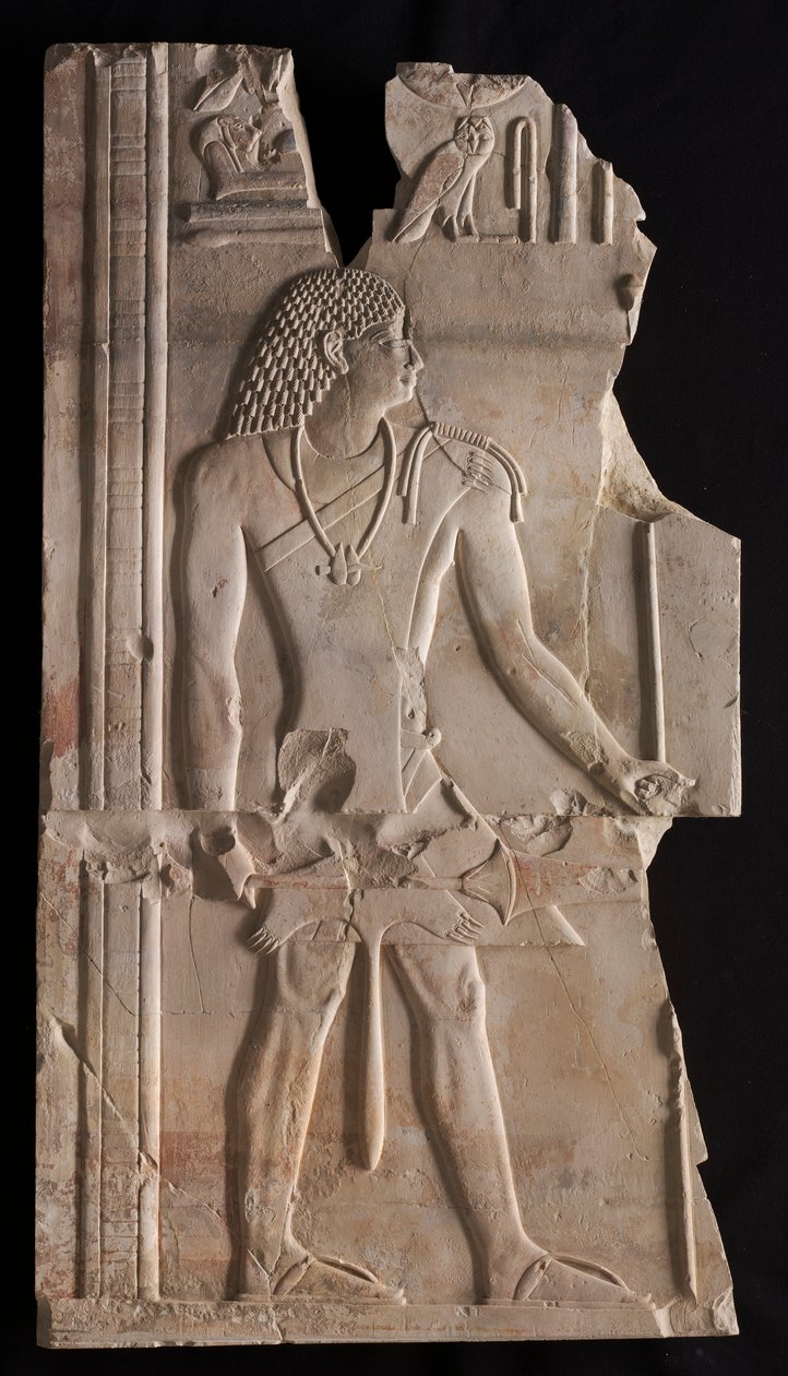 Mentuemhat som präst med stav och spira, ca. 667-647 f.Kr. av Unbekannt