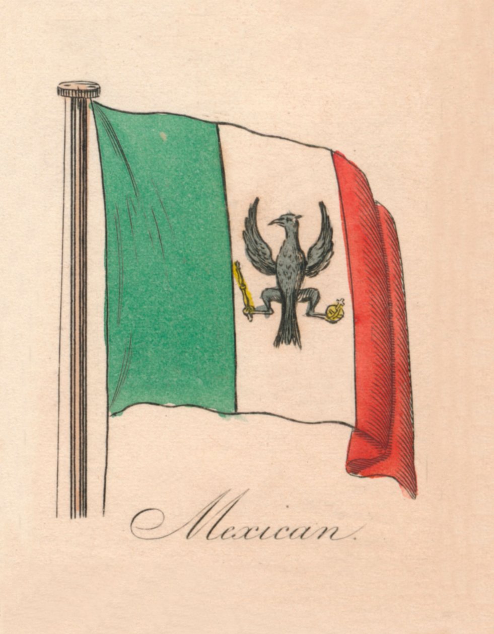Mexikansk, 1838 av Unbekannt