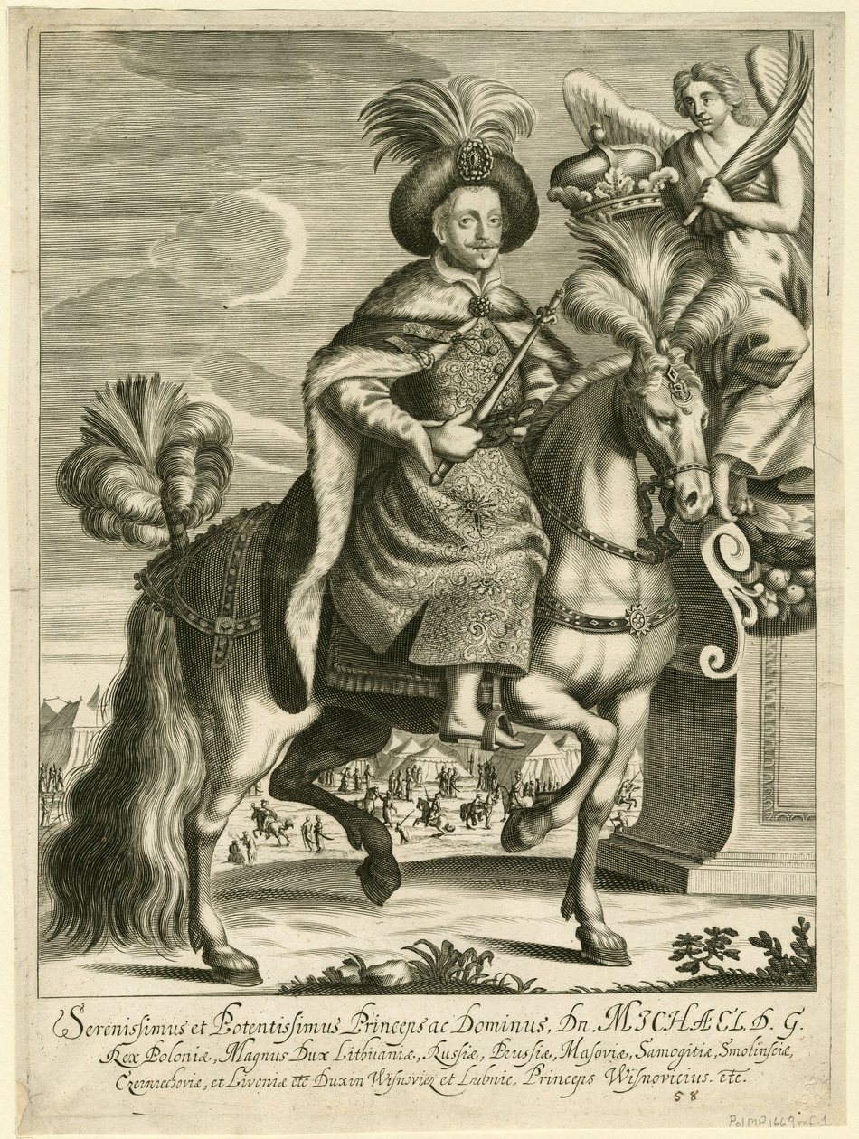 Michal Korybut Wisniowiecki 1640-1673, kung av Polen och storhertig av Litauen, ca. 1670 av Unbekannt