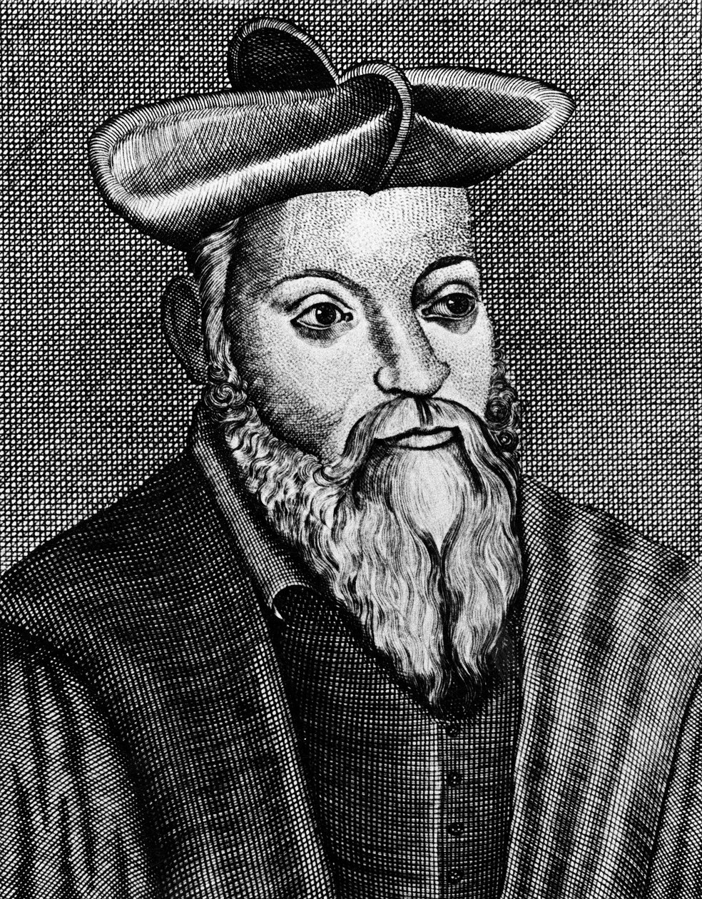 Michel Nostradamus 1503-1556, fransk läkare och astrolog, 1600-talet av Unbekannt